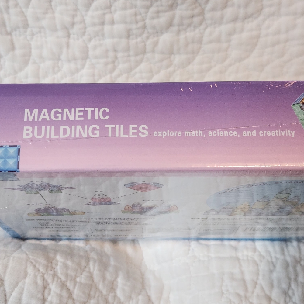 Magnetic Building Tiles - Colorful Creative Set - Picture 3 of 6